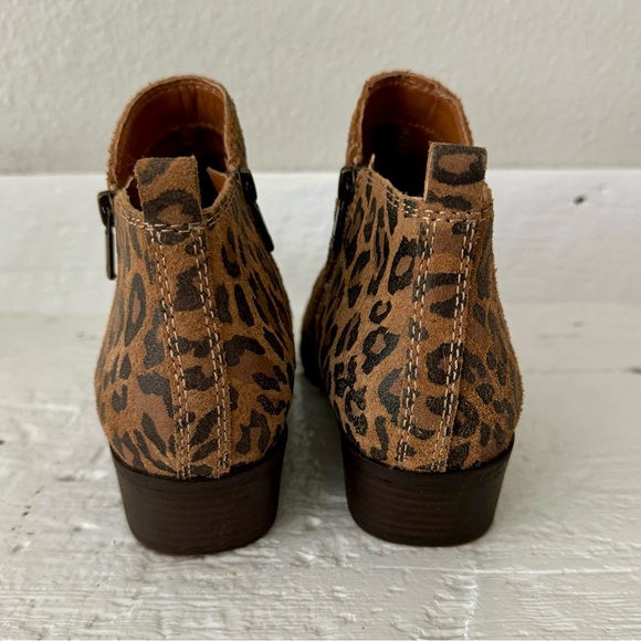 Women’s Lucky Brand Leopard print Cheetah print booties. Size 8 1/2. - Picture 3 of 5